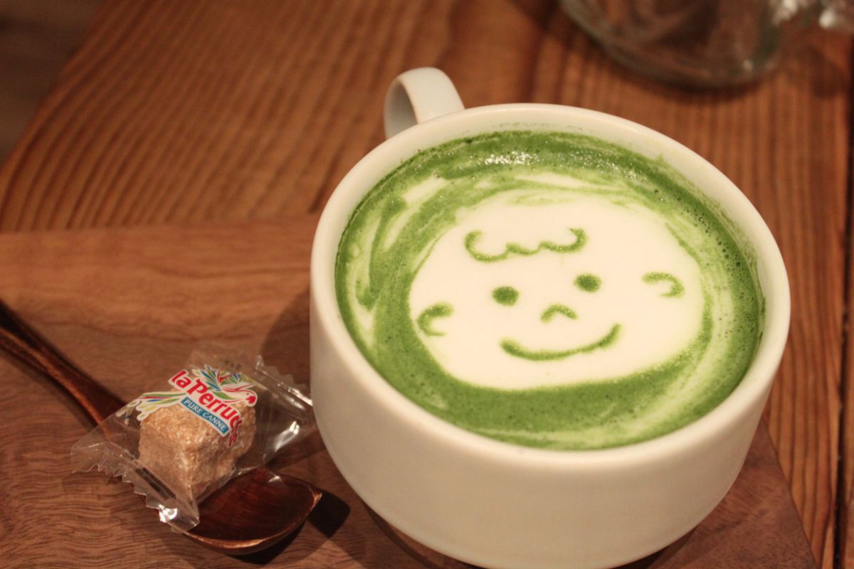抹茶ラテ 480円