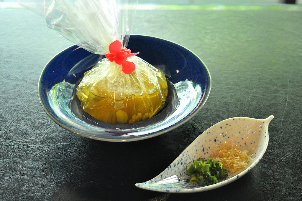 湯物 米茄子のしび炊き