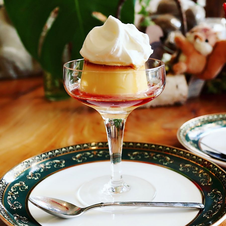 「キャラメルプリン 900円(ドリンク付)」