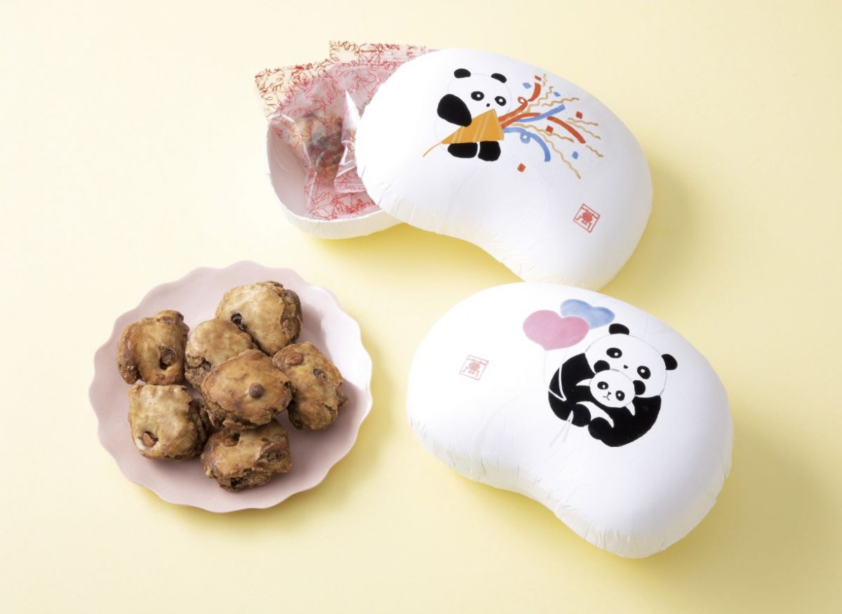 パンダの豆箱入り・しみみ・1箱 972円/まめや金澤萬久