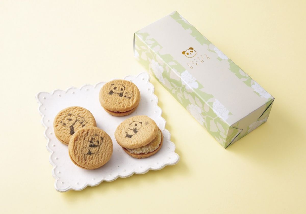 プレミアムパンダクッキー 1箱 650円/和楽紅屋