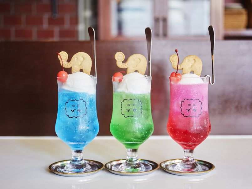 名古屋の人気喫茶店が京都に上陸！カラフルなクリームソーダ、どの色にする？