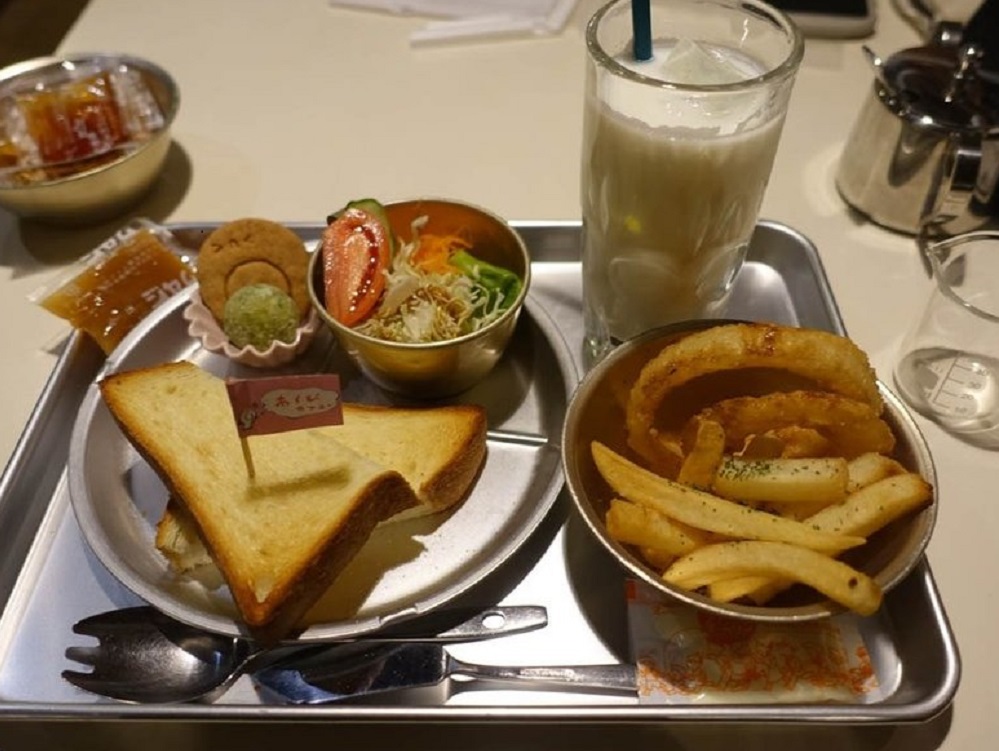 選べるトーストセット(給食風) 750円