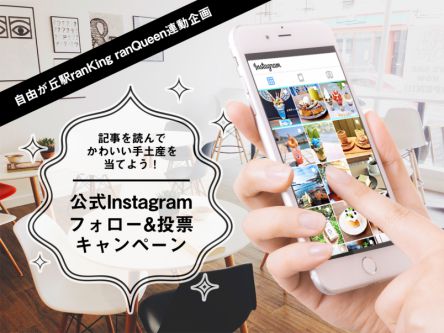 記事を読んでかわいい手土産を当てよう！公式Instagramフォロー＆投票キャンペーン