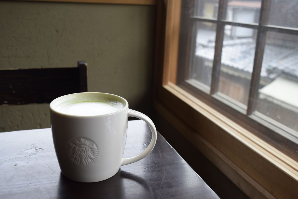 抹茶ティー ラテTall 475円