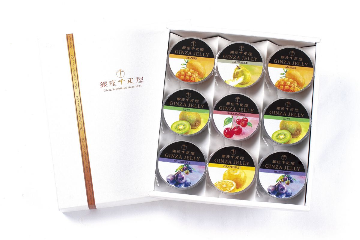「銀座ゼリー9個入」(3000円)/パティスリー銀座千疋屋