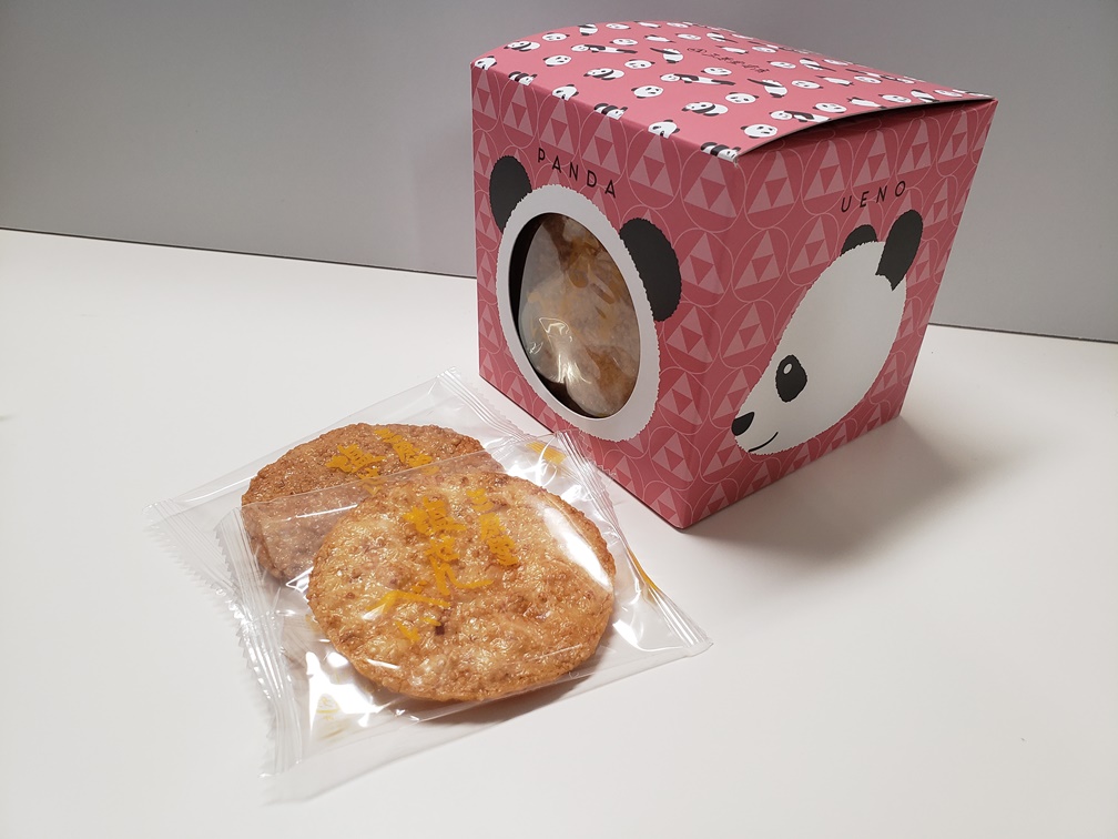 塩せんべい パンダ箱 12枚入 680円(賞味期限約60日)