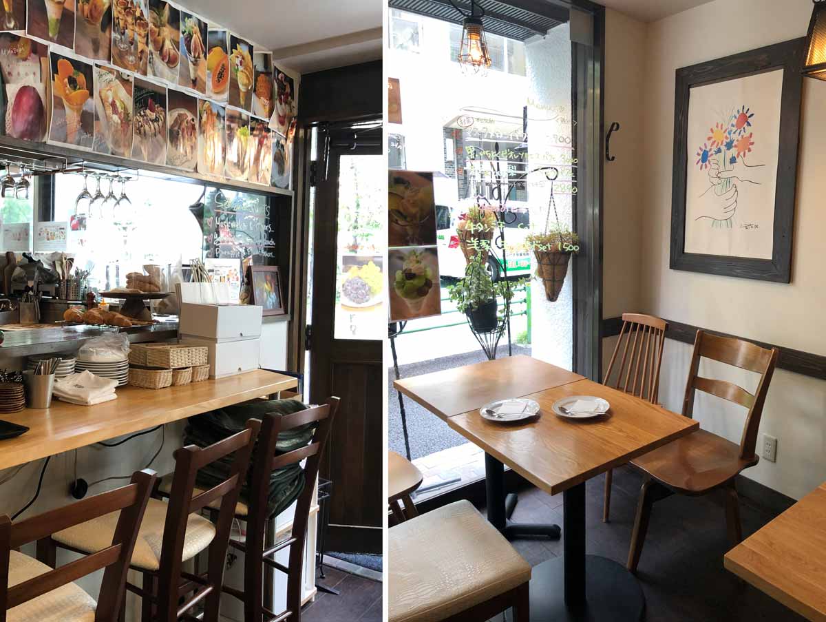 明るい店内