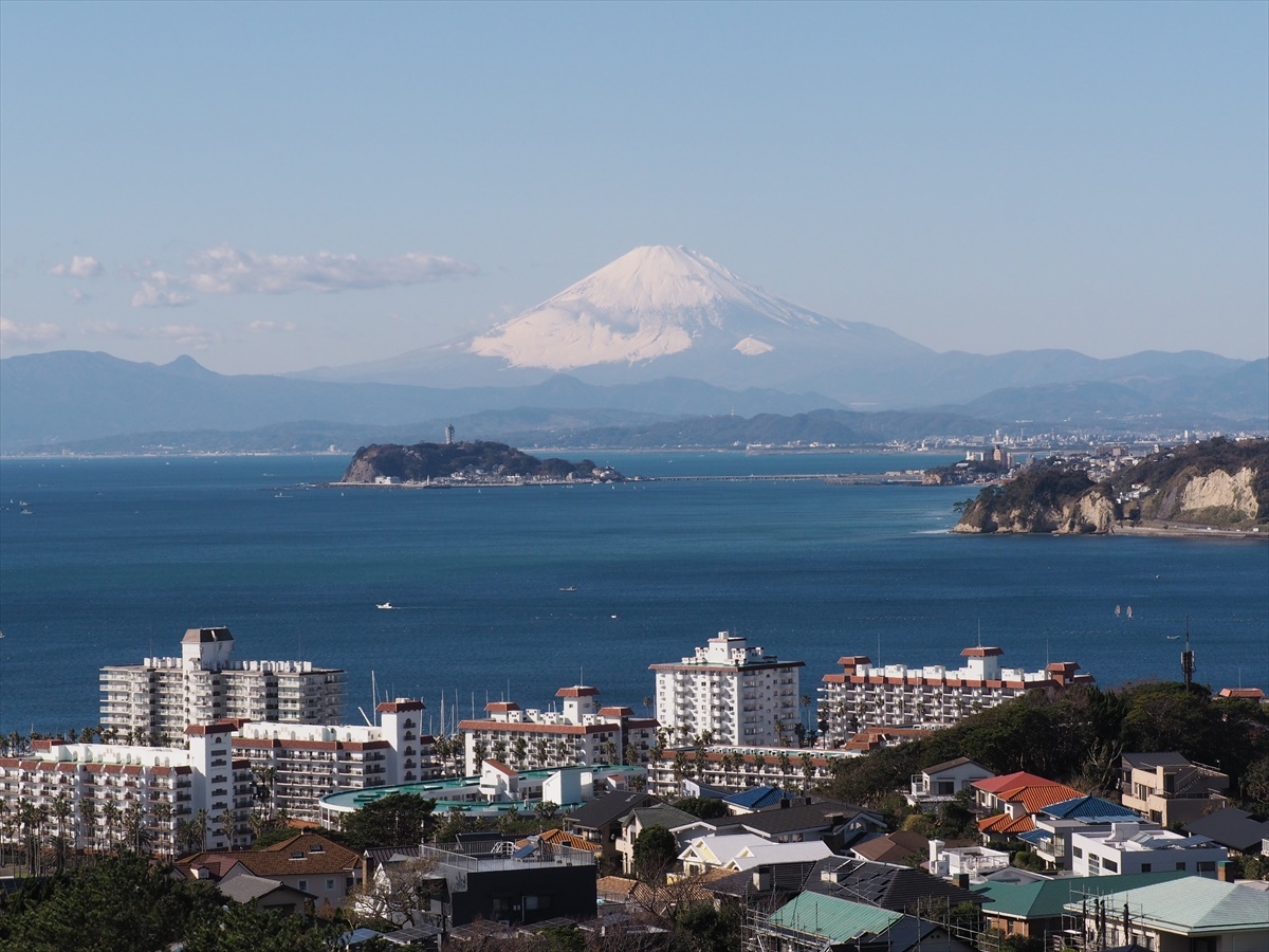boccitabi 「披露山公園」から江ノ島・湘南海岸・富士山