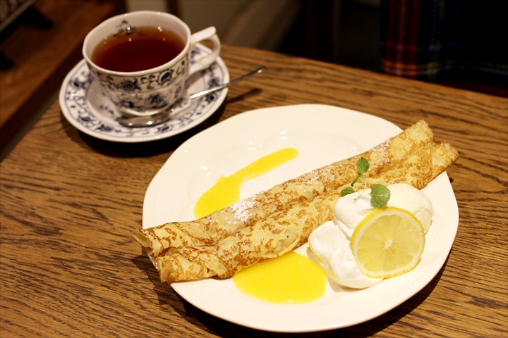 「ブリティッシュパンケーキ(レモンクラシック)」1000円 ※ランチタイムはプラス200円でドリンク付き