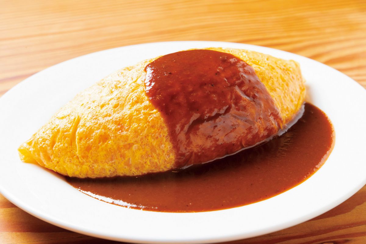 「グリル末松」のオムライス 918円
