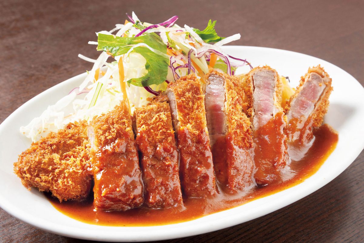 「洋食の朝日」のビーフカツ 1480円