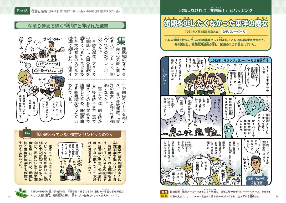 「東洋の魔女」はここで金メダルに輝きました