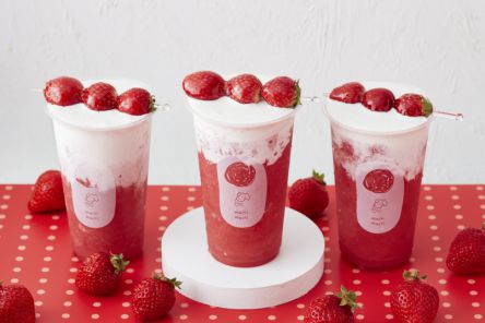 神のチーズティ×いちご飴の最強POPな映えドリンクが数量限定で登場！！