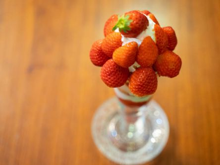 いちごを1パック以上も使ってる!? 広島で見つけたいちごまみれのビッグパフェ