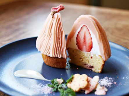 超レア！新宿の隠れ家カフェで味わうピンク色の可愛いモンブラン