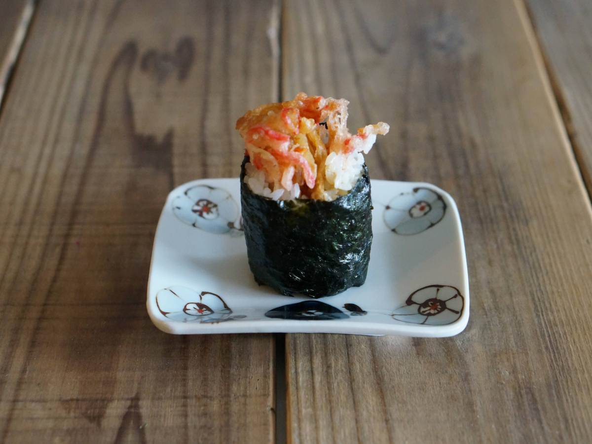 紅ショウガのかきあげ120円(税込)