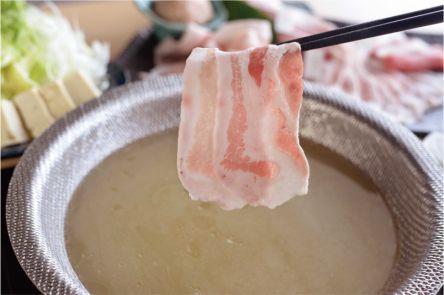 品質と味にこだわった沖縄あぐー豚のしゃぶしゃぶディナー