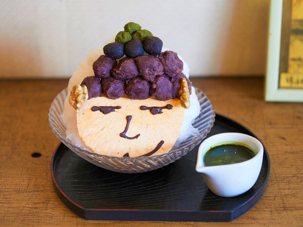 1年中食べられます 鎌倉の駄菓子屋さんのオモシロ大仏かき氷 るるぶ More