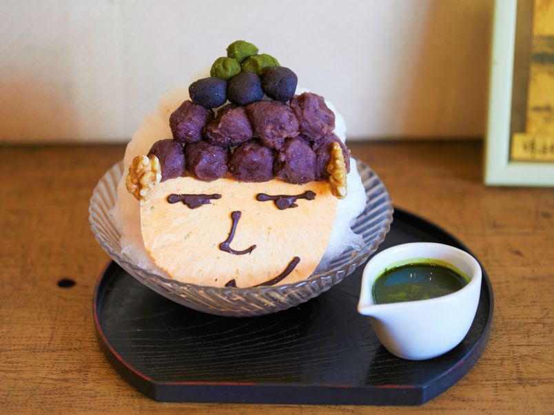 1年中食べられます！鎌倉の駄菓子屋さんのオモシロ大仏かき氷