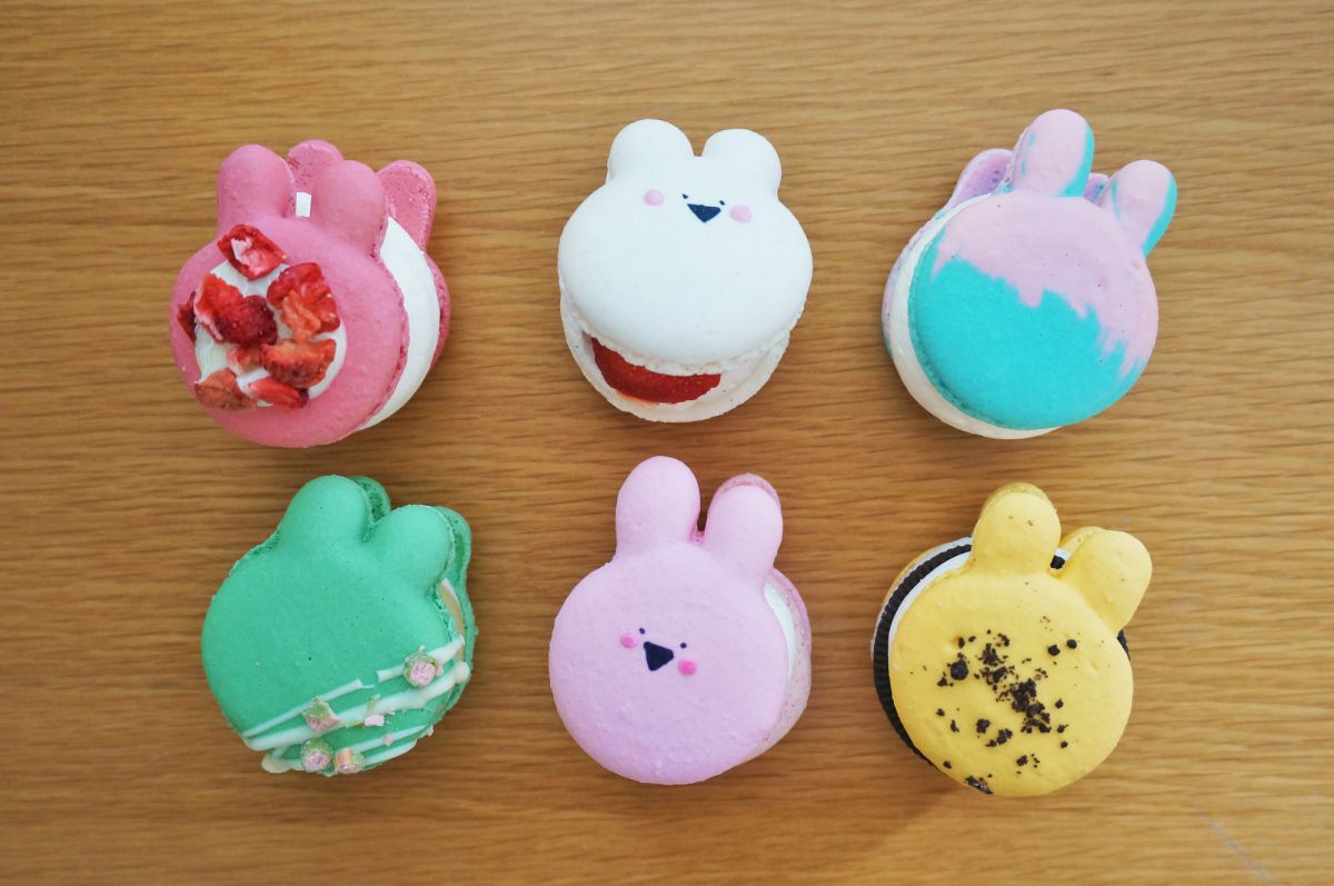 新大久保 韓国マカロン専門店 Over Macaron カラフルかわいい ボリュームたっぷりでお土産