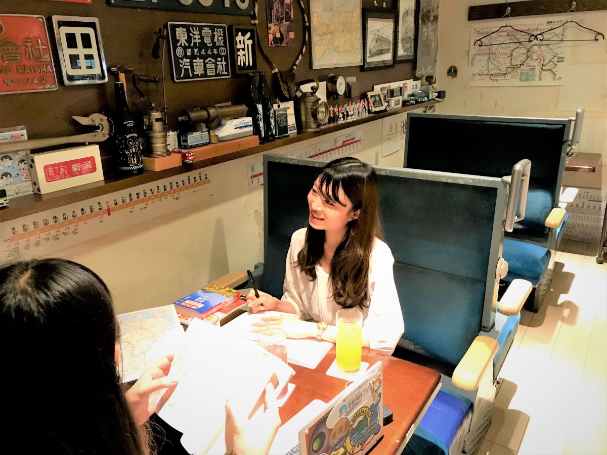鉄道旅ならではの楽しさを知り、小野さんもだんだん興味をもってきたようです!