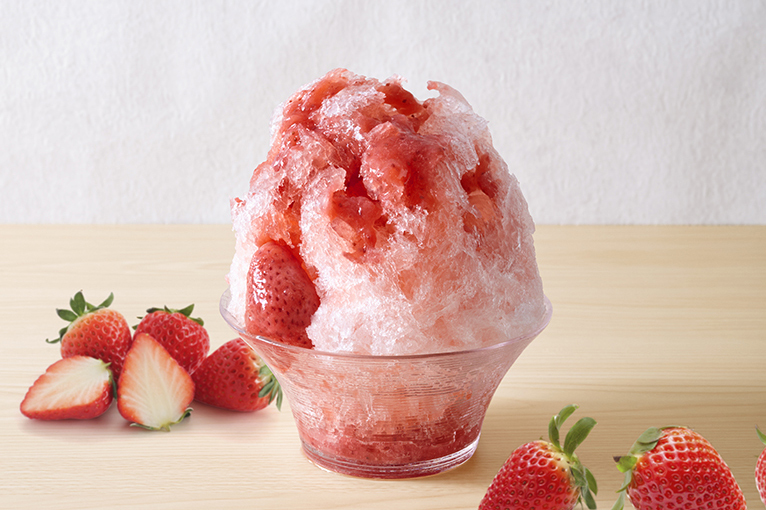 かき氷「いちご」800円