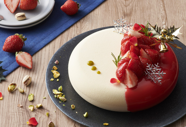 Hibikaのクリスマスケーキが期間限定発売 冬の夜を彩る コロンとかわいい 白と赤のスペシャリテ