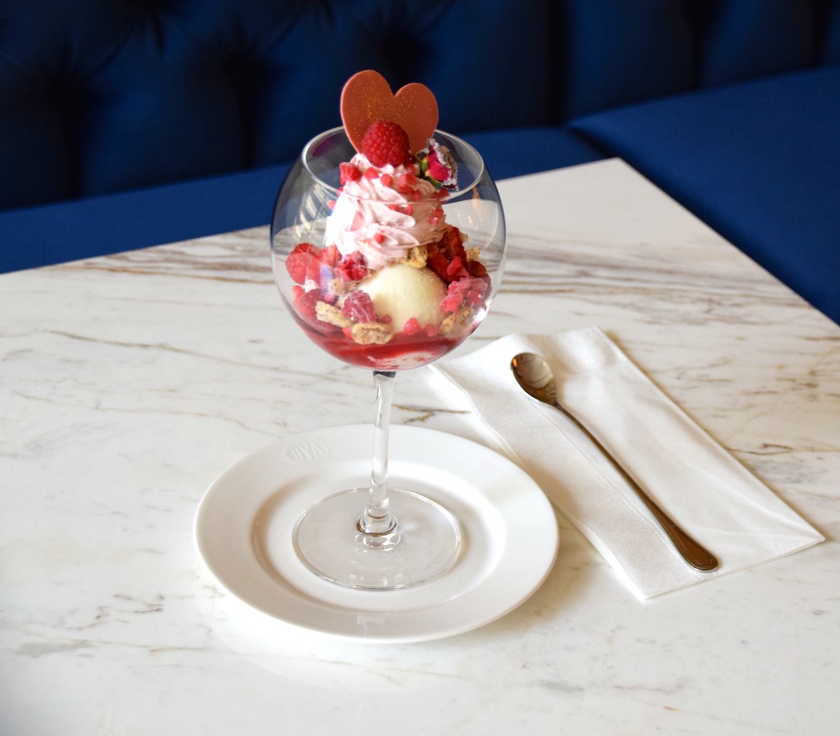 薔薇とラズベリーのコッパ(Café Cova Milano)1819円