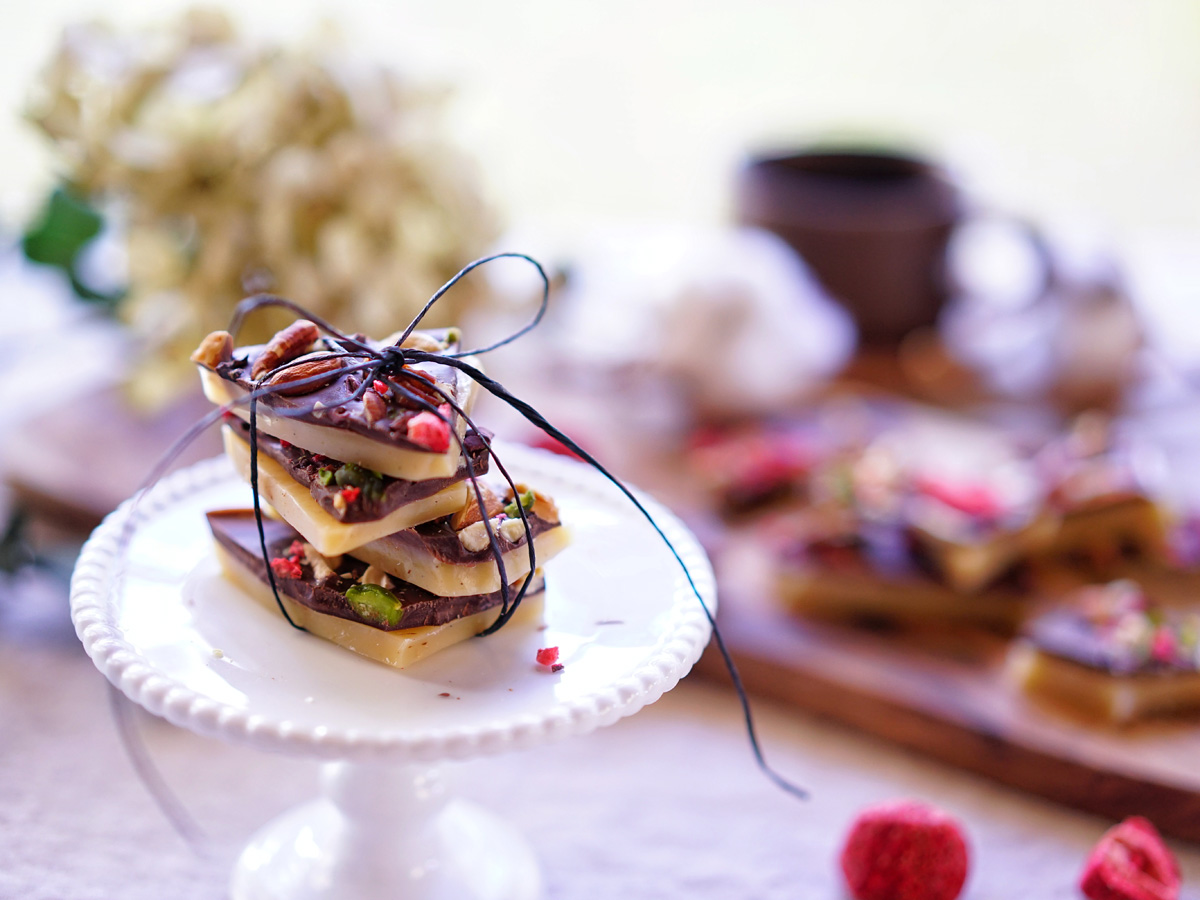 オーブンいらずのさくさく!チョコレートタフィー