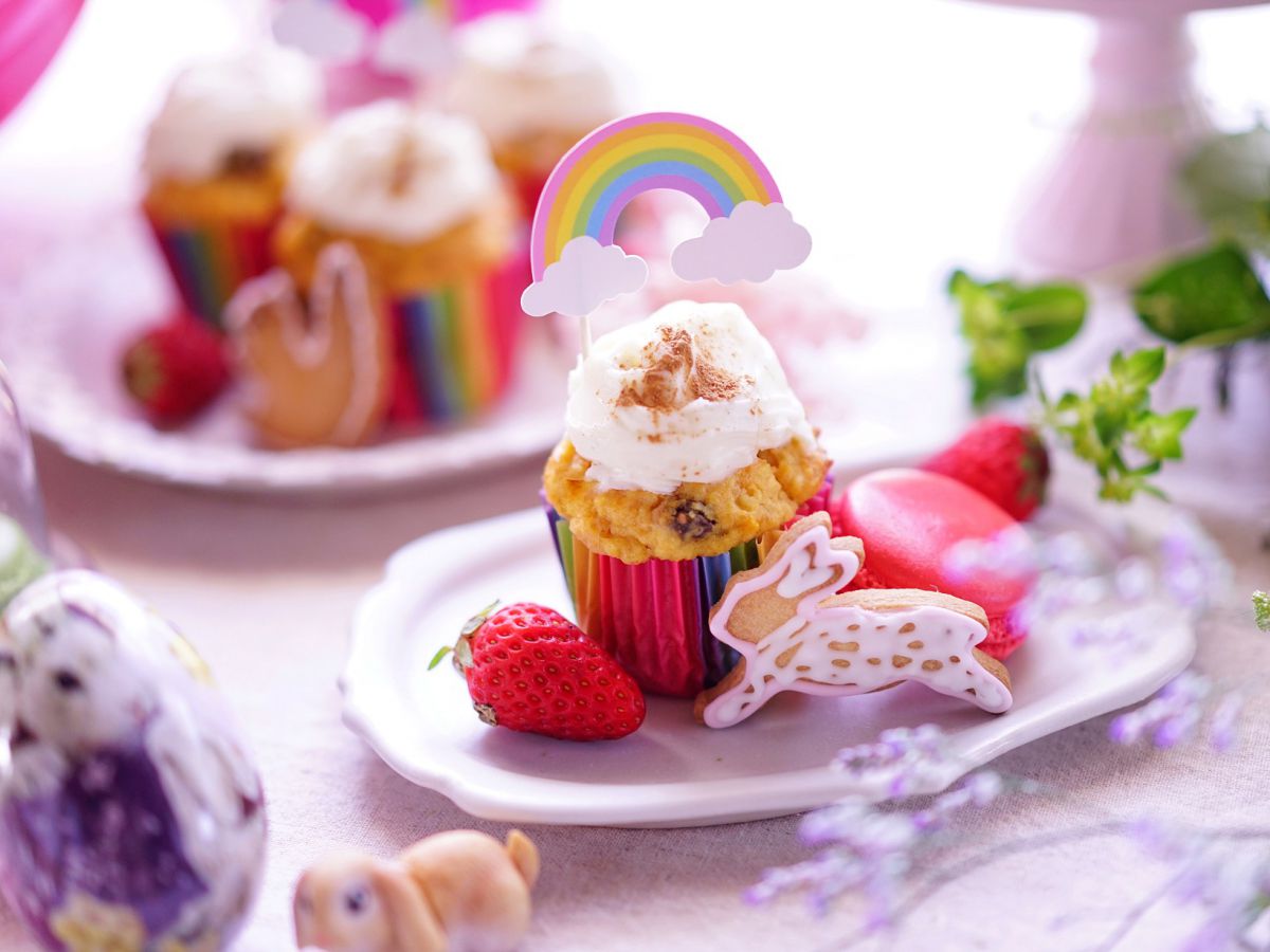 ホットケーキミックスで簡単 ふわふわキャロットケーキ でハッピーイースター Kyoko Plusのレシピ テーブルコーデvol 30 るるぶ More