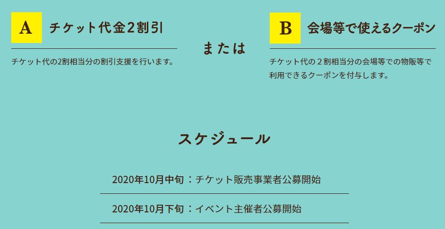 12月末まで延長決定 Go To イベントの仕組みやチケット2割引相当を徹底解説 最大1万人に緩和やおすすめ18選ほか最新情報 9 29更新