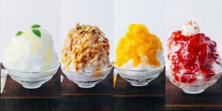 「AKOMEYA食堂」新作は「大人のかき氷」！いちご、ミルク紅茶、レモン、みかんの自家製シロップ＋リキュールで味変