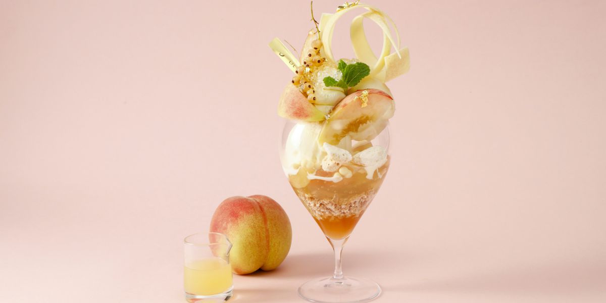 Jr京都駅直結 パティスリー カフェデリーモ で桃づくしのパフェ 桃ブランを実食 るるぶ More