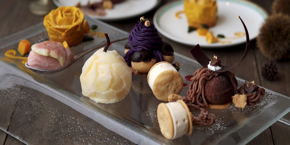 リーガロイヤルホテル京都 リニューアル5周年記念 いもくりなんきん3種のモンブランをはじめとした秋スイーツが勢揃い るるぶ More