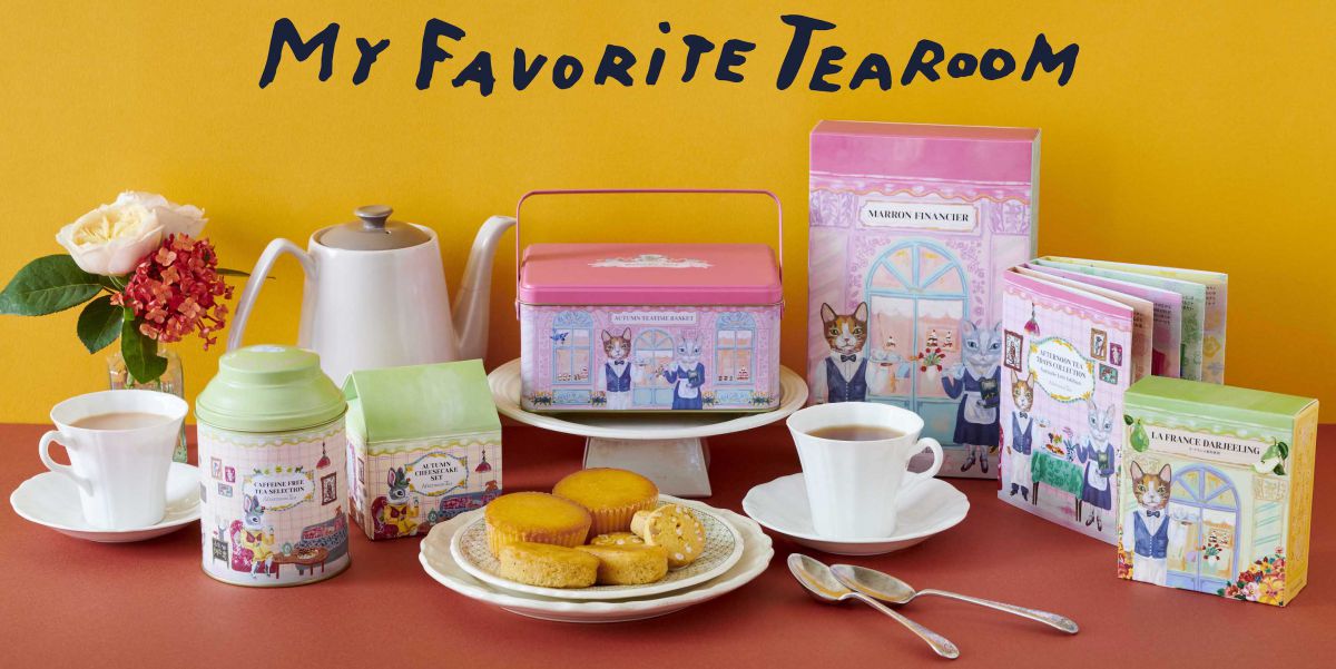 おなじみ Afternoon Tea が40周年 記念の数量限定パッケージ入り おうちで秋のアフタヌーンティーできるセットが登場 るるぶ More