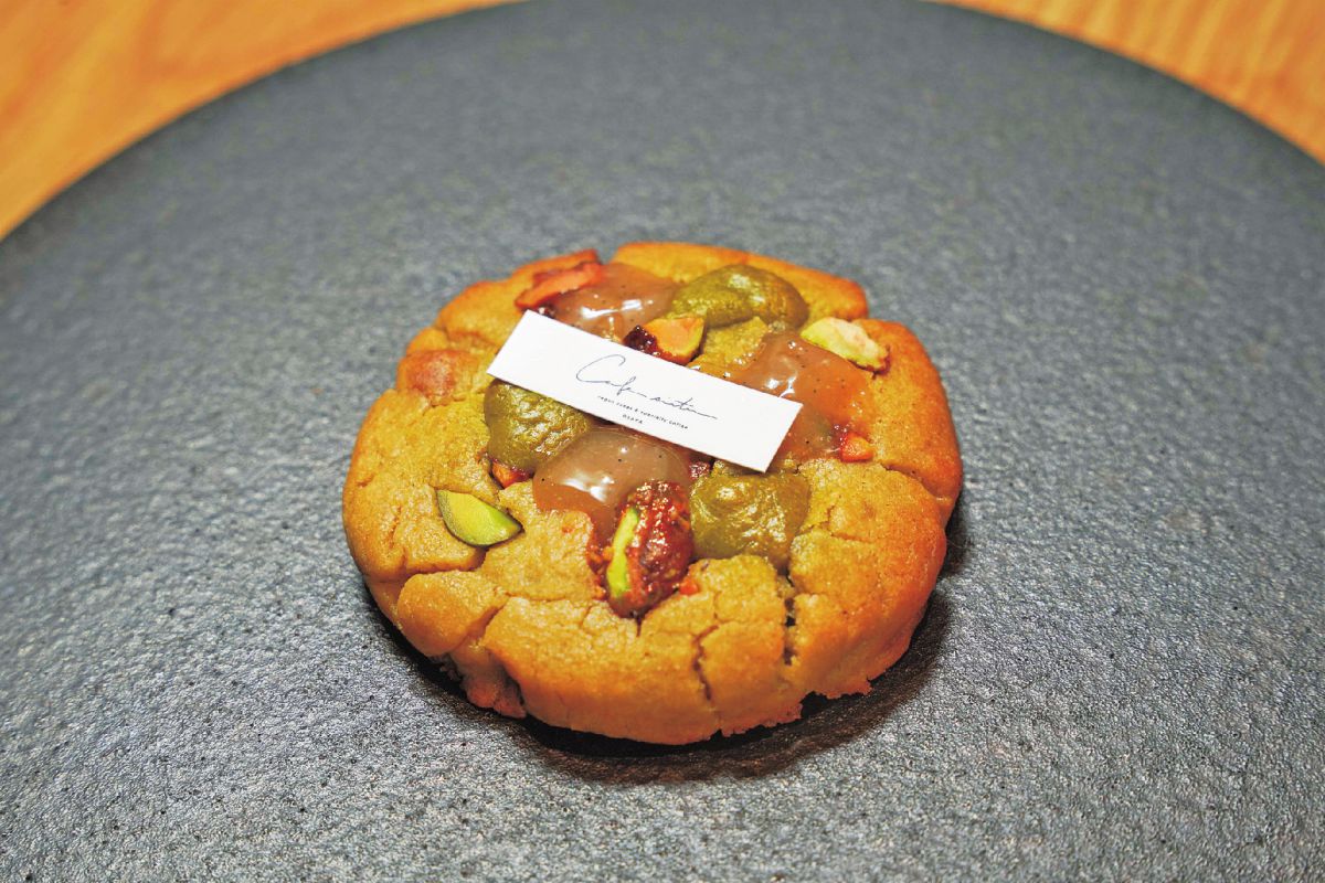 ひと口食べると口の中がピスタチオの香りでいっぱいに!ピスタチオクッキー360円