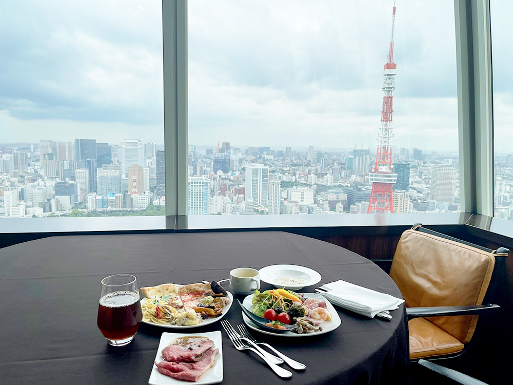 東京タワーを一望しながら贅沢なランチビュッフェを堪能できる神谷町 Xex Atago Green Hills るるぶ More