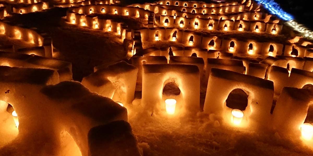 新潟県のおすすめイルミネーション 雪まつりのライトアップ 21 22