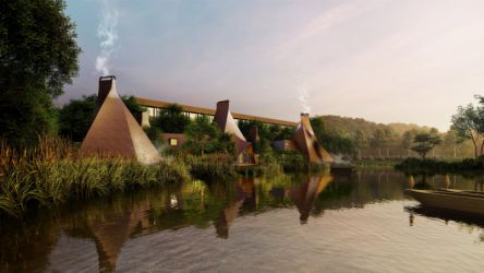 アイヌ文化が息づくポロト湖畔にとんがり湯小屋の宿「界 ポロト」、2022年1月14日開業