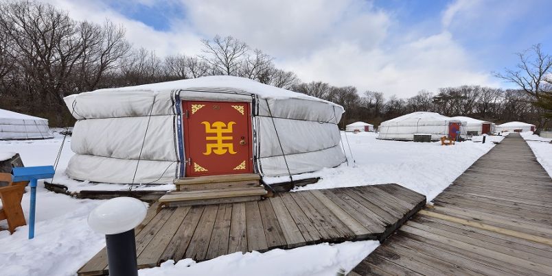 雄大な自然の中で遊牧民の牧歌的な暮らしを体験「モンゴリアビレッジ
