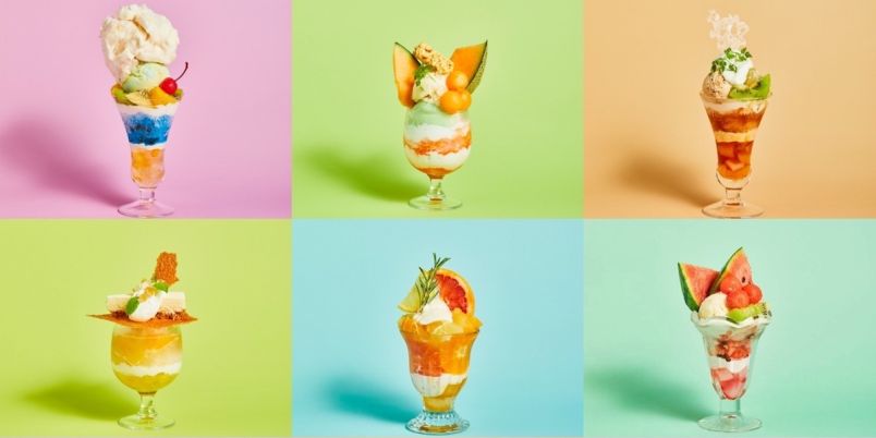 美品　食品サンプル　フルーツフラッペ　パフェ　かき氷 美品 食品サンプル フルーツフラッペ パフェ かき氷
