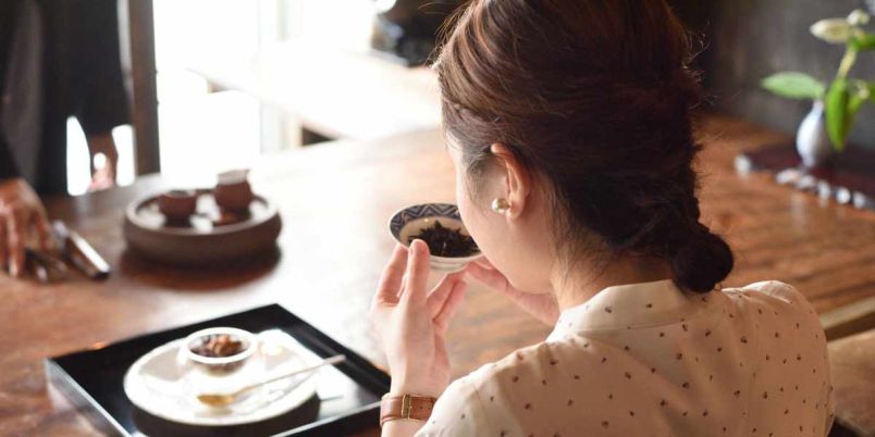 【京都】日本茶の楽しみ方、最新系。「◯間-MA-」でお茶×創作菓子のペアリングコースを