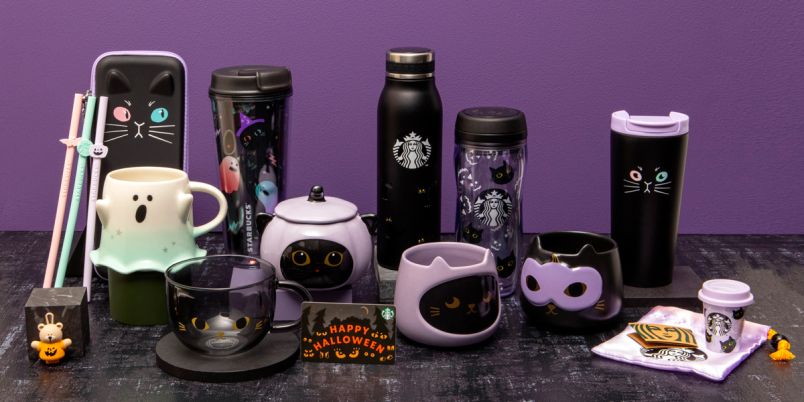 スタバ新作】かわいい黒猫グッズが多数！ 「ハロウィン新作グッズ」が