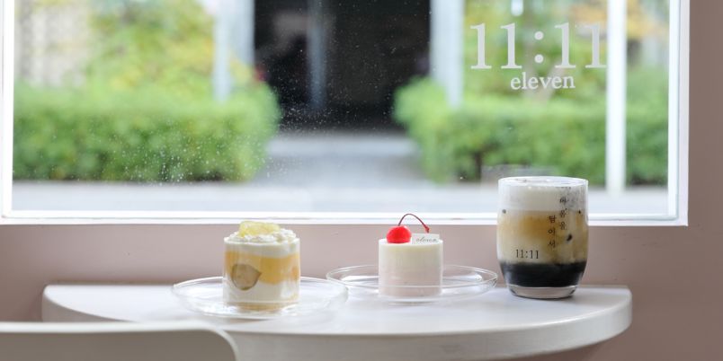 大阪・堀江】韓国っぽカフェ「Cafe Eleven」。ハングルのドリンク