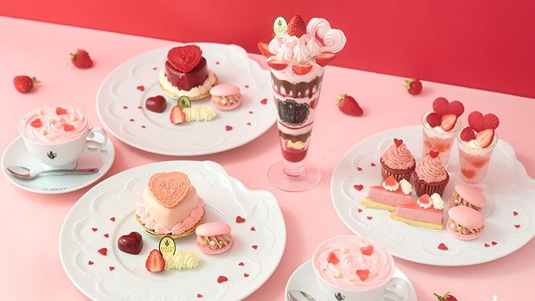 Q-pot CAFE.表参道本店】愛にあふれたラブリーなアフタヌーンティー