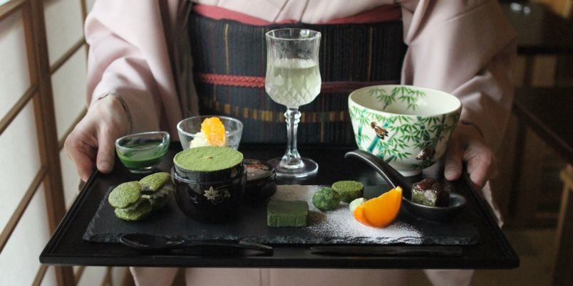 【京都】嵐山「茶三楽」で抹茶づくしのティーセットとエスプーマかき氷を堪能