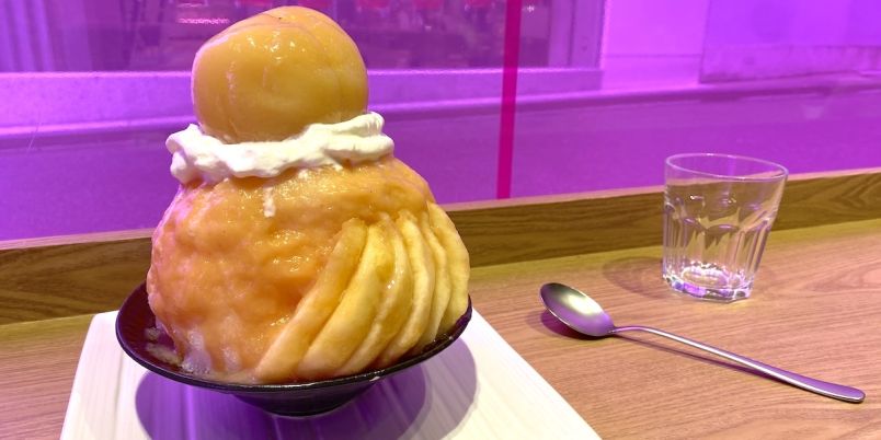 原宿のニューカワイイかき氷専門店「生かき氷 ミヤノ家」でふわふわ氷