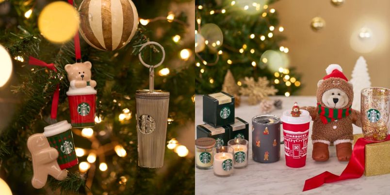 スタバ新作2025・グッズ】クリスマスを彩るアイテムがずらり
