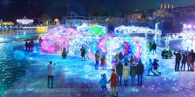 未使用品 ライトアップベアー 高さ約243cm クリスマスイルミネーション LED192個 定常エアポンプ付 特大 屋内外OK コストコ 札幌 西野店 258899014844446.jpg